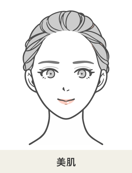 こんな方におすすめ 美肌