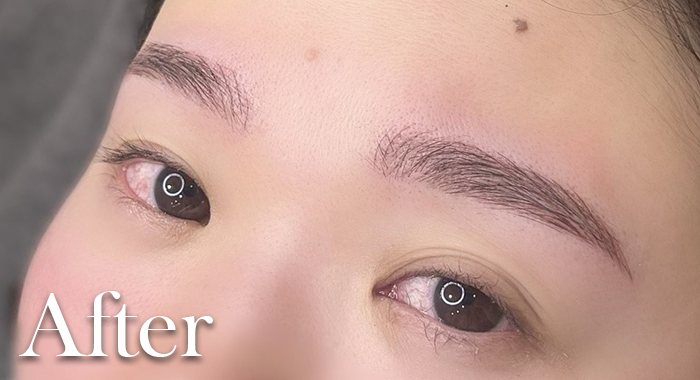 眉アートメイクafter