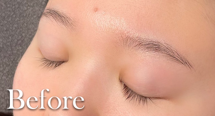 眉アートメイクbefore