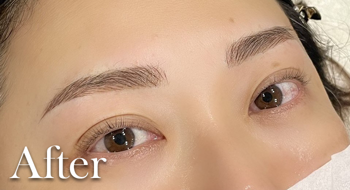 眉アートメイクafter