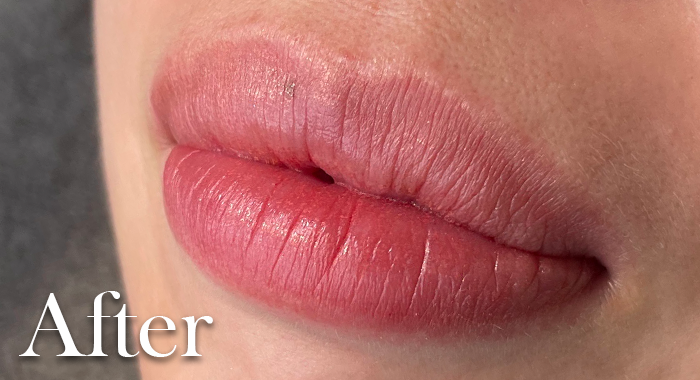 リップアートメイクafter